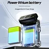 COB+SMD LED Super Bright Flashlight Rotatable Hat Clip Light for Night Running