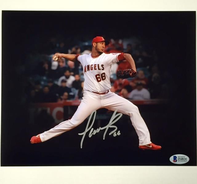 JC RAMIREZ Signed Angels 8x10 Photo Poster painting ~ BAS Beckett Witness COA Autograph Auto (a)