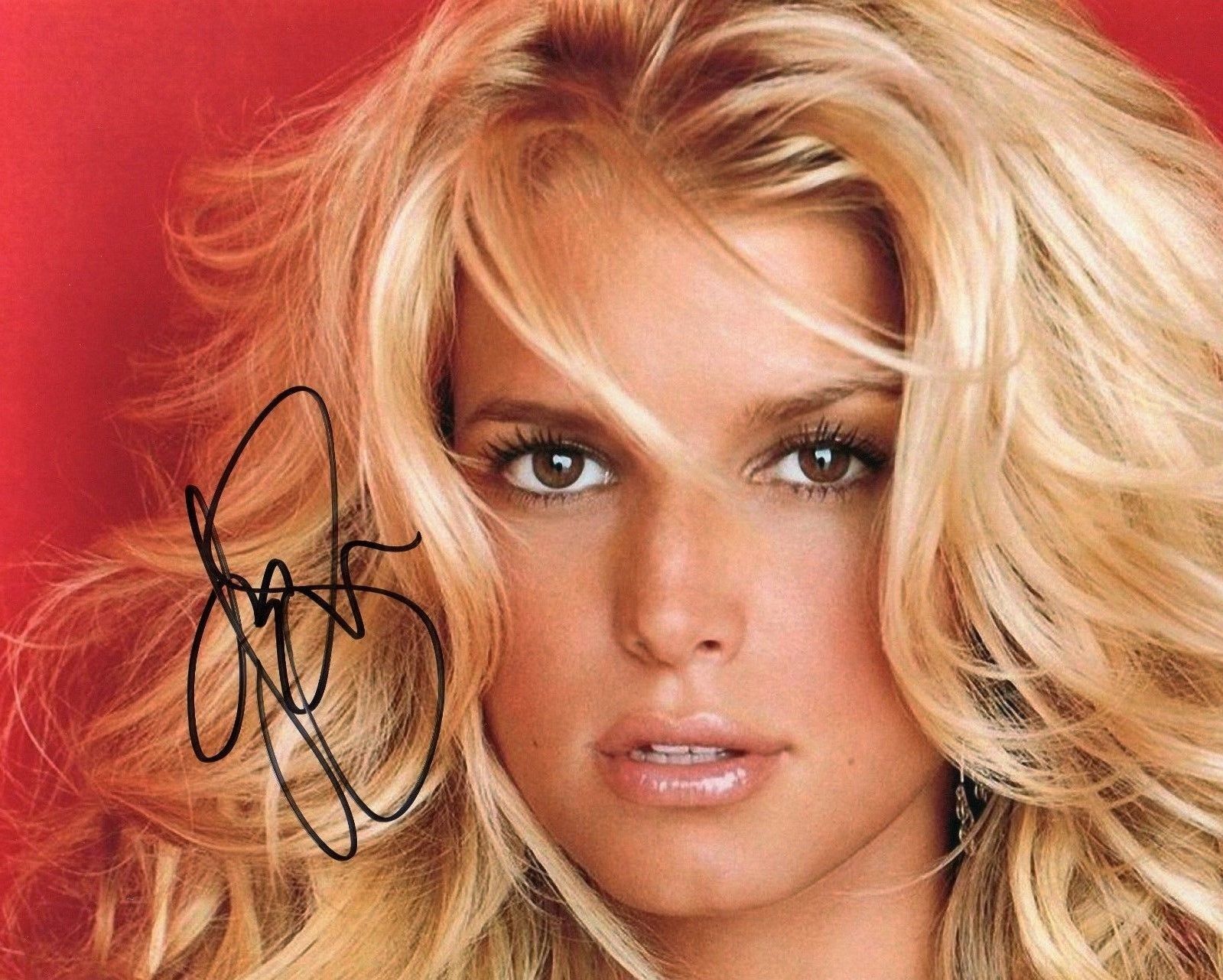 JESSICA SIMPSON AUTOGRAPHED SIGNED A4 PP POSTER Photo Poster painting PRINT 28