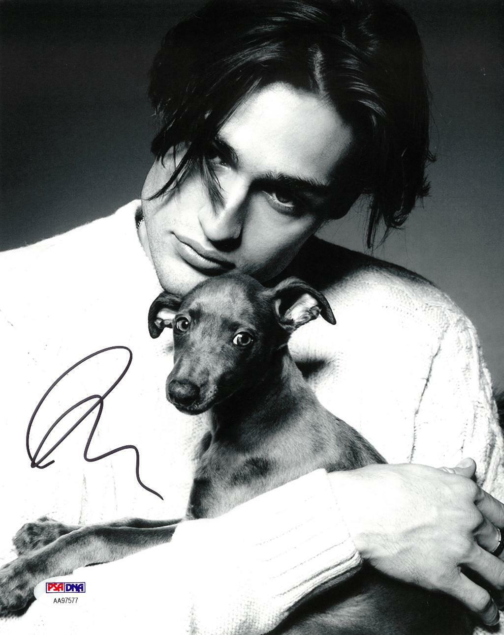 Douglas Booth Signed Authentic Autographed 8x10 B/W Photo Poster painting PSA/DNA #AA97577