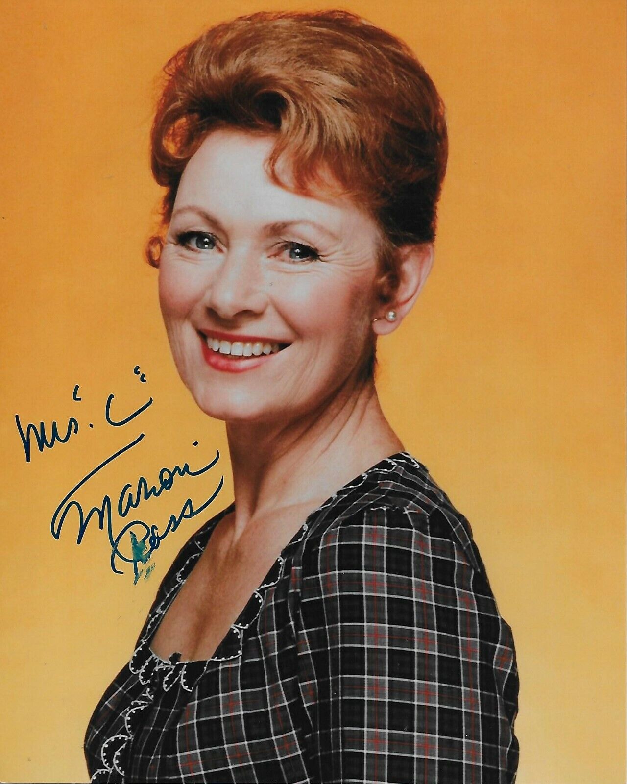 Marion Ross Happy Days Original 8X10 Photo Poster painting (slightly smudged)