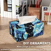 5D DIY Diamond Painting Handmade Tissue Holder Wooden Tissue Box Holiday Gift