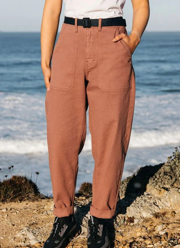 Outdoor solid colour climbing vintage women's pants