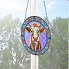 Suncatcher Cow Diamond Painting Hanging Pendants for Kid Adults DIY Craft