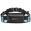 Running Belt with Bottles Waist Bag Sport Pouch Fanny Pack for Cycling (Blue)