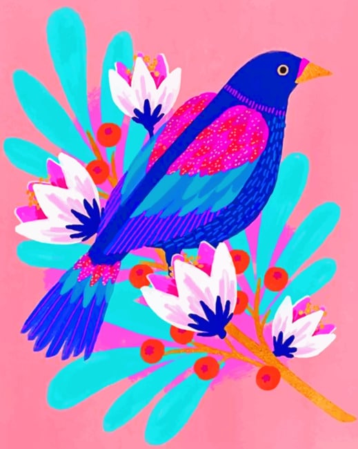 

Bird – Illustration Paint By Numbers - 40*50CM, 501 Original