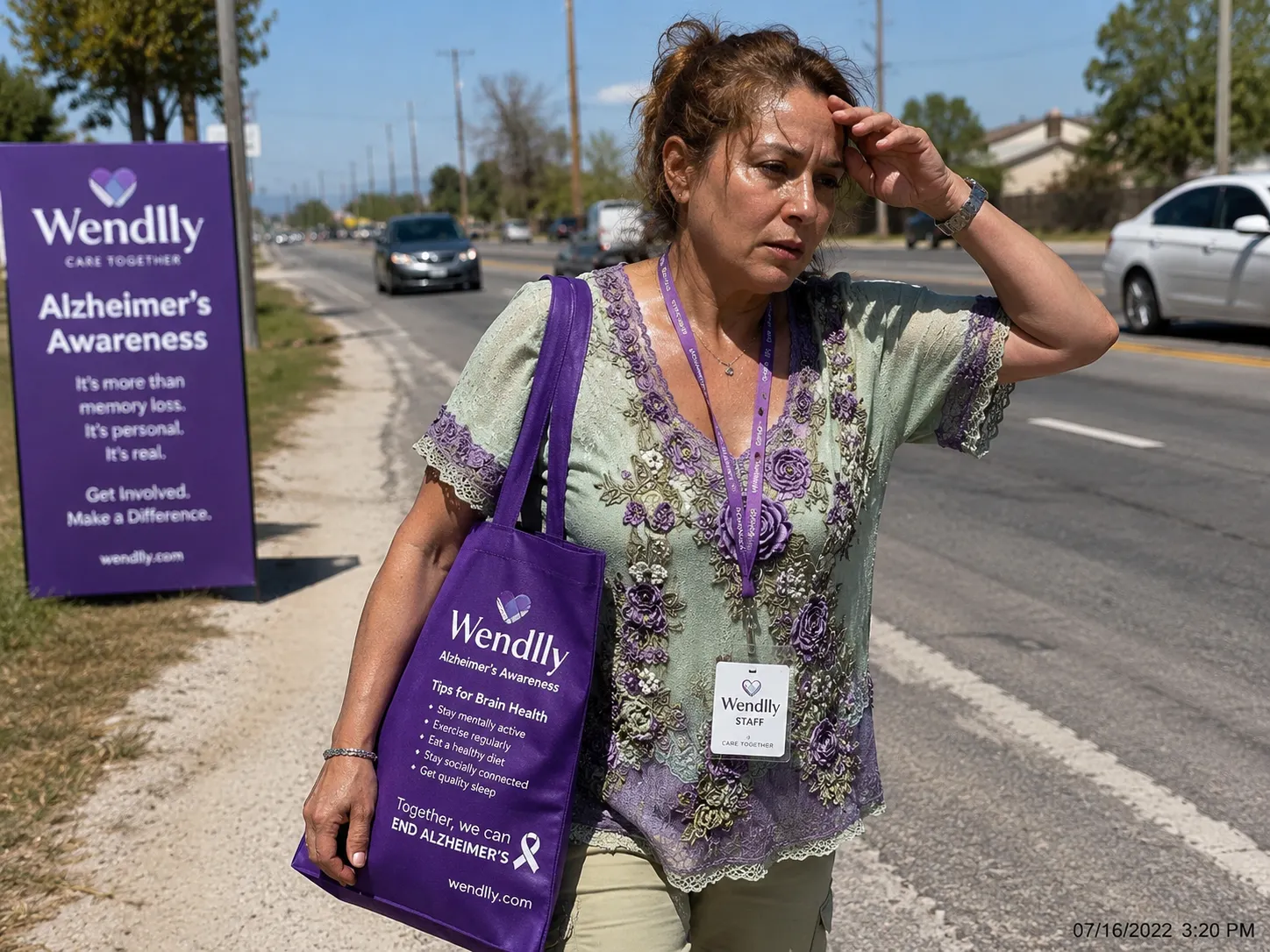 Wendlly team members taking the first steps in the partnership with the Alzheimer's Association