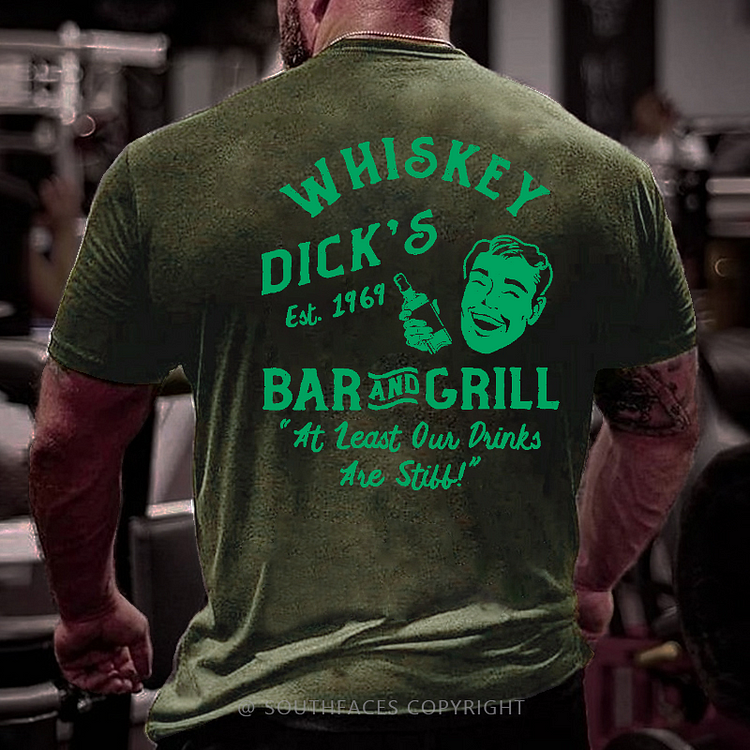 Whiskey Dick's Est. 1969 Bar And Grill At Least Our Drinks Are Still Men's T-shirt