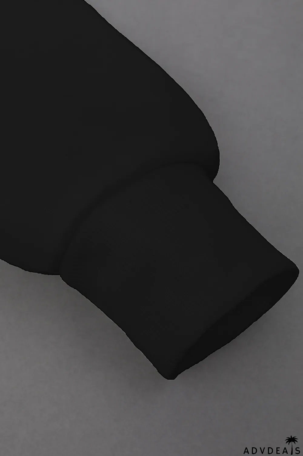 Blue Fashion Street Print Letter O Neck Tops