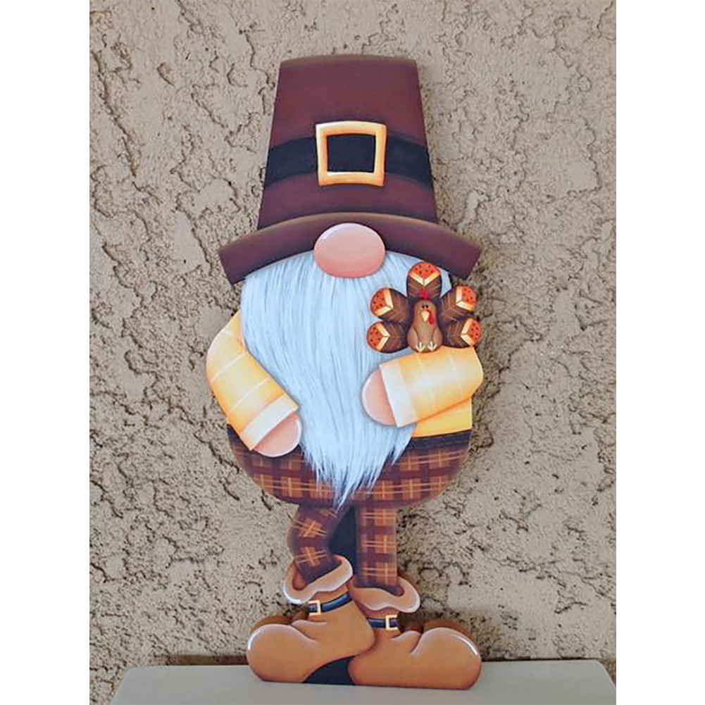 

Gingerbread Gnome - Round Drill Diamond Painting - 30*40CM, 501 Original