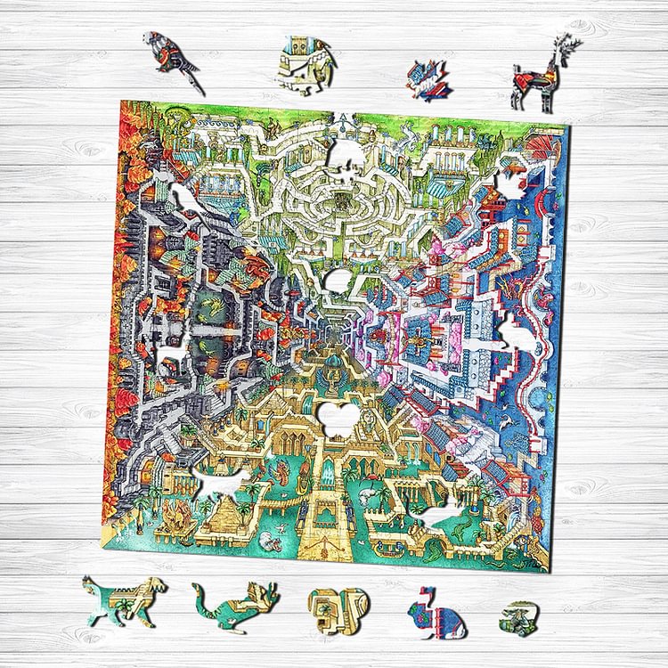 Labyrinth Wooden Jigsaw Puzzle