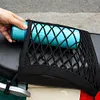 Motorcycle Helmet Storage Trunk Bag 4 Hooks Motorcycle Cargo Net Elastic Net Bag
