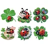 6Pcs Marienk&auml;fer - 5d DIY Handwerk Aufkleber Magnet