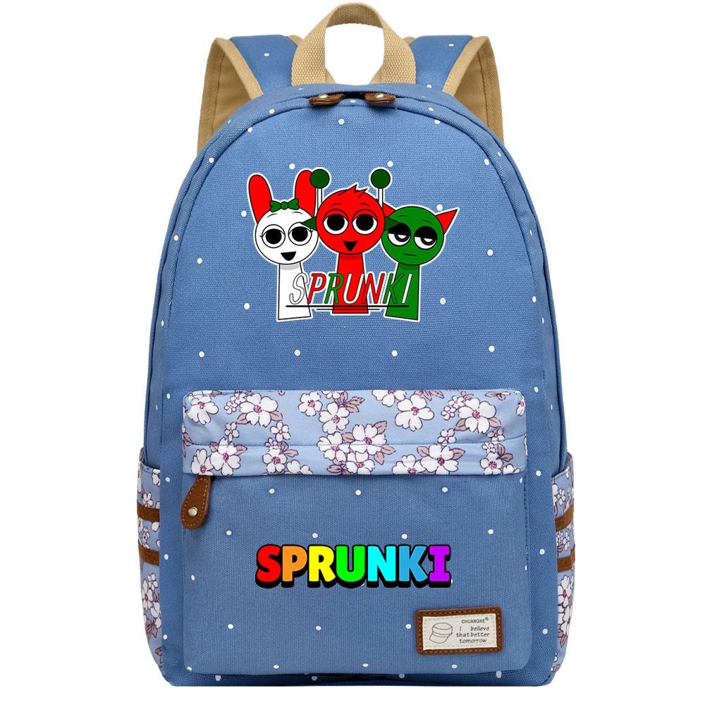Mayoulove Sprunki Backpack Lightweight Durable Design for School and Outdoor Adventures-Mayoulove