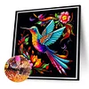 >SALE<5D DIY Full Round Drill Diamond Painting Hummingbird Kit Decor 40x40cm