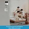 Wall Mount Acrylic Bracket Adhesive Wall Shelf for Eufy Security Indoor Cam S350