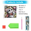 Christmas Cat - Diamond Painting - Partial Special Shaped Drill(Canvas|30*30cm)