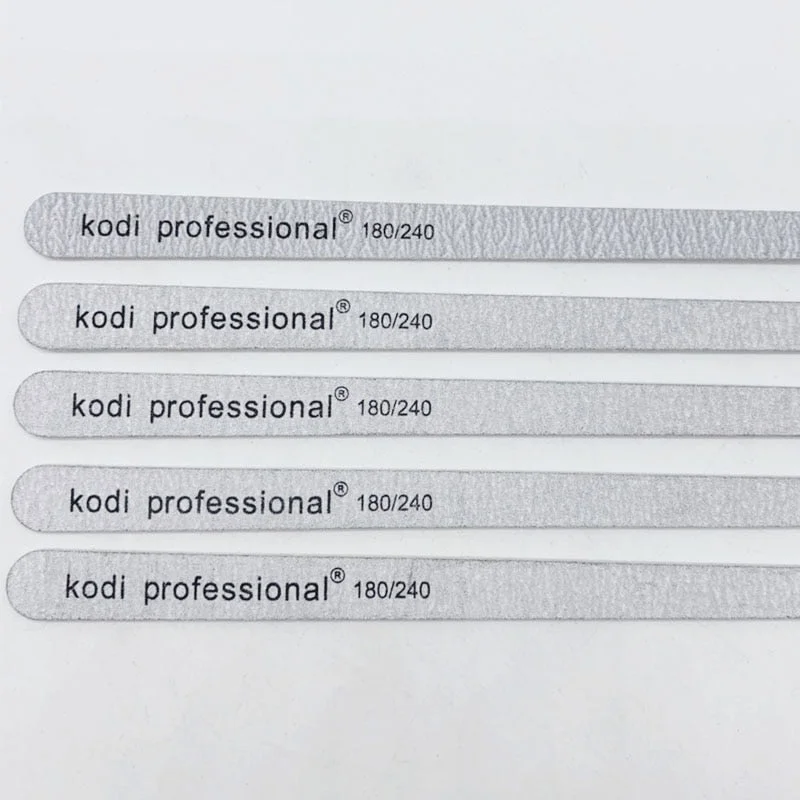 25pcs/pack Professional Manicure Sanding Nail Art File Droplet Gray Polish Sandpaper 100/180 180/240 Natural Nails Buffer Block-Nail Inspo