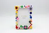 Garden DIY Building Block Photo Frame Kit,Creative Handmade Assembled Photo Frame Handmade Craft Gift Home Tabletop Display Decor