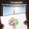 Thickened Ironing Paper | Fuse Bead Tool, Heat Resistant Non-stick, Reusable, Panda Edge Binding, Easy Demolding for Perler Bead Crafts(15x20cm)