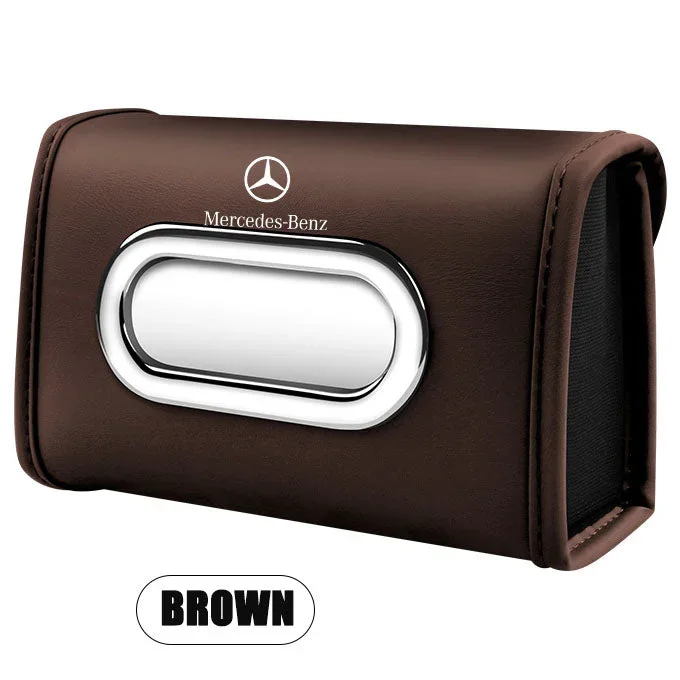 Car Nappa Leather Tissue Box
