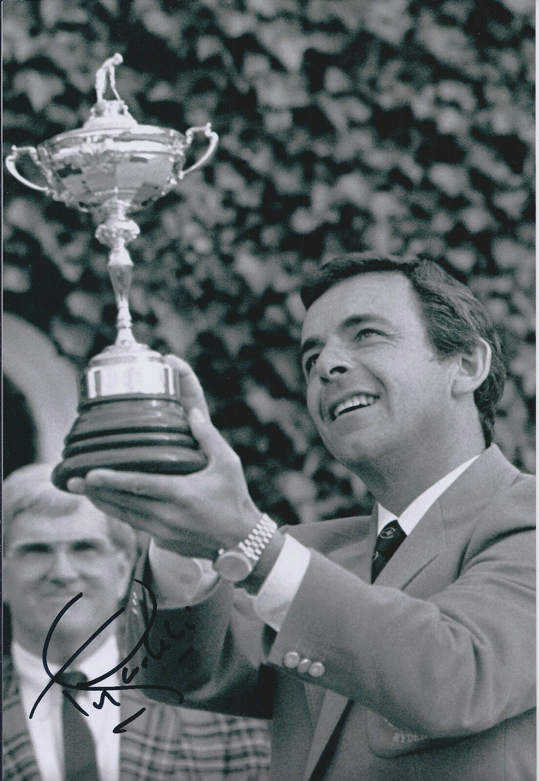 Tony Jacklin SIGNED Autograph 12x8 Photo Poster painting AFTAL COA Ryder Cup Golf WINNER