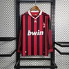 2009/2010 Retro Long Sleeve AC Milan Home Football Shirt 1:1 Thai Quality