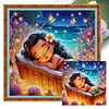 (Multi-Style)Disney Princess-11CT/18CT Stamped Cross Stitch 50*50cm/30*30cm