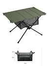 Ultra Lightweight Outdoor Folding Egg Roll Table Camping Portable Dining Table Tactical Field Table