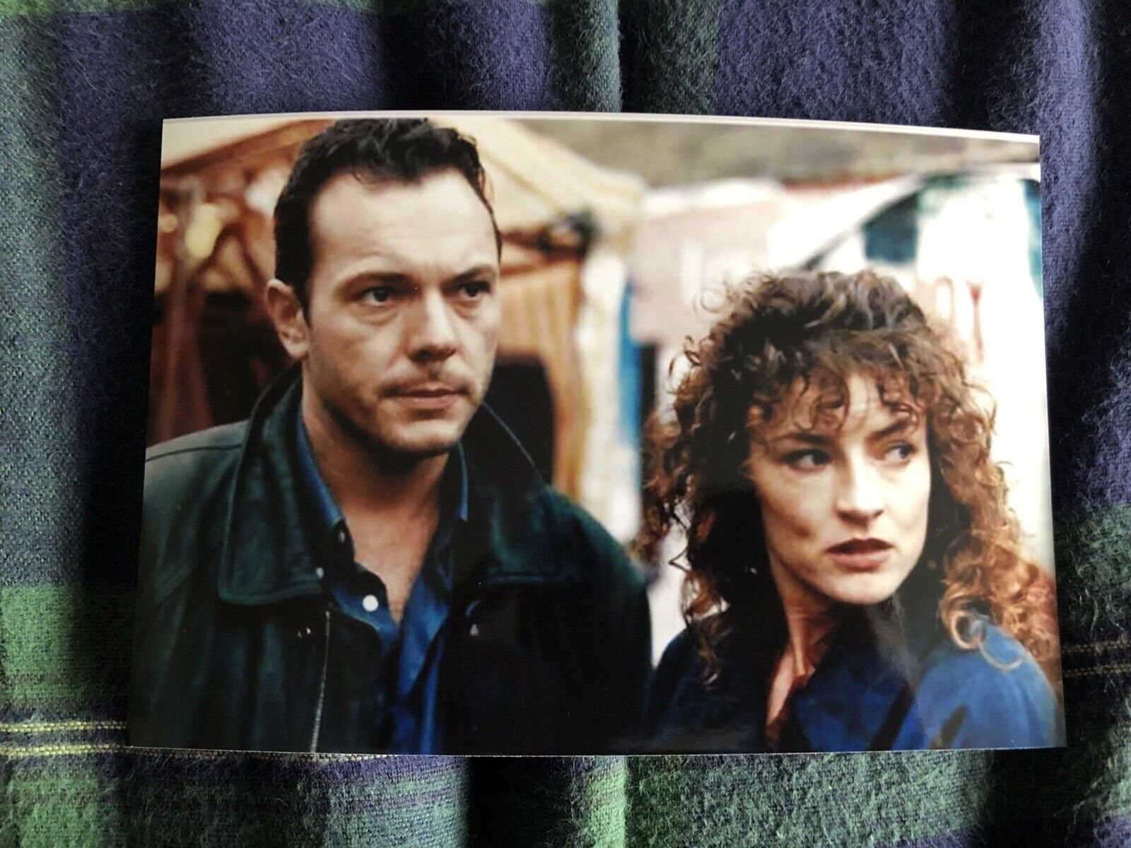 JACQUELINE LEONARD & MICHAEL FRENCH (EASTENDERS) UNSIGNED Photo Poster painting- 6x4”