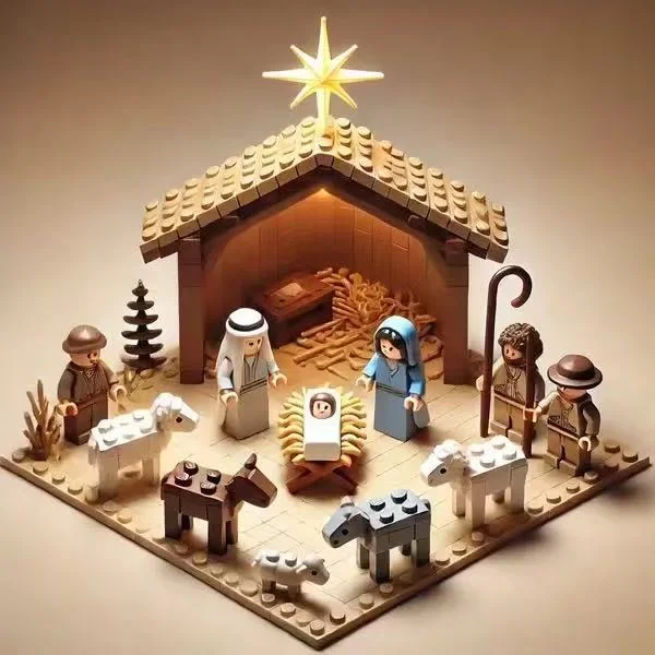 Nativity Scene Toys Jesus Series Building Blocks Set