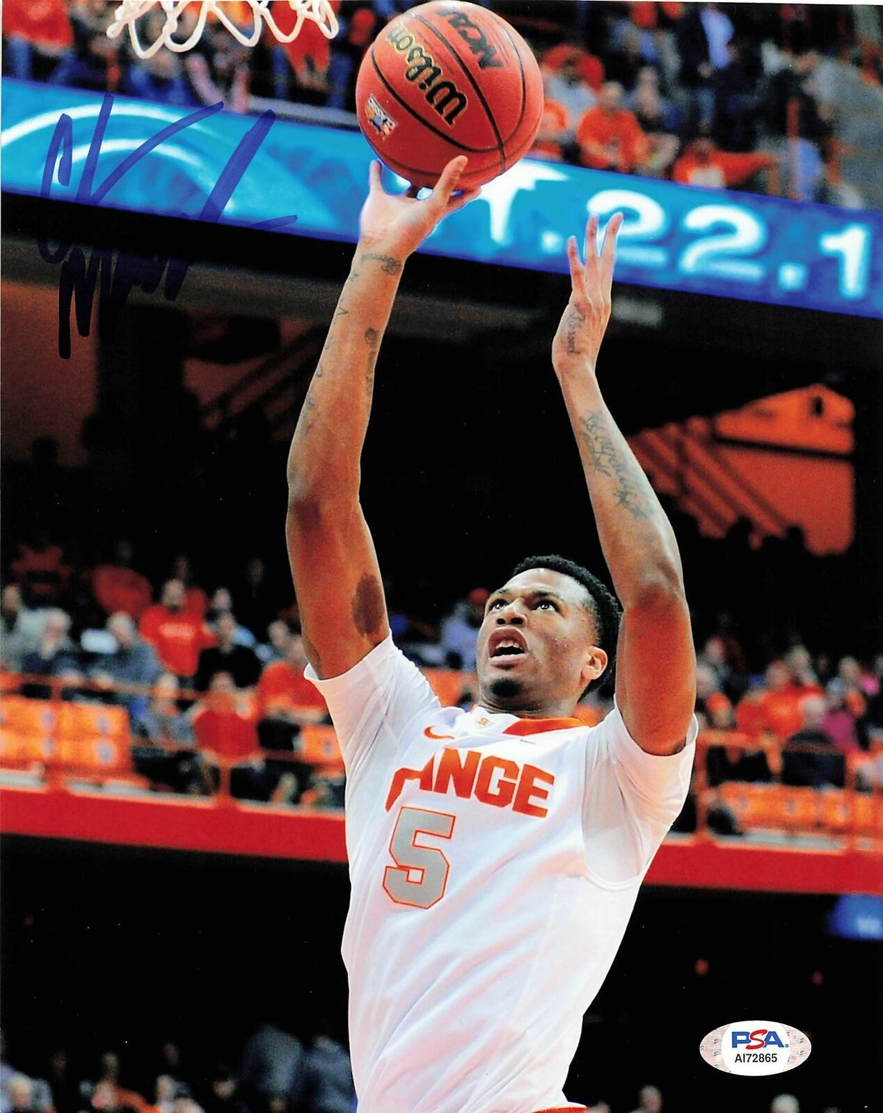 CHRIS McCULLOUGH Signed 8x10 Photo Poster painting PSA/DNA Syracuse Autographed