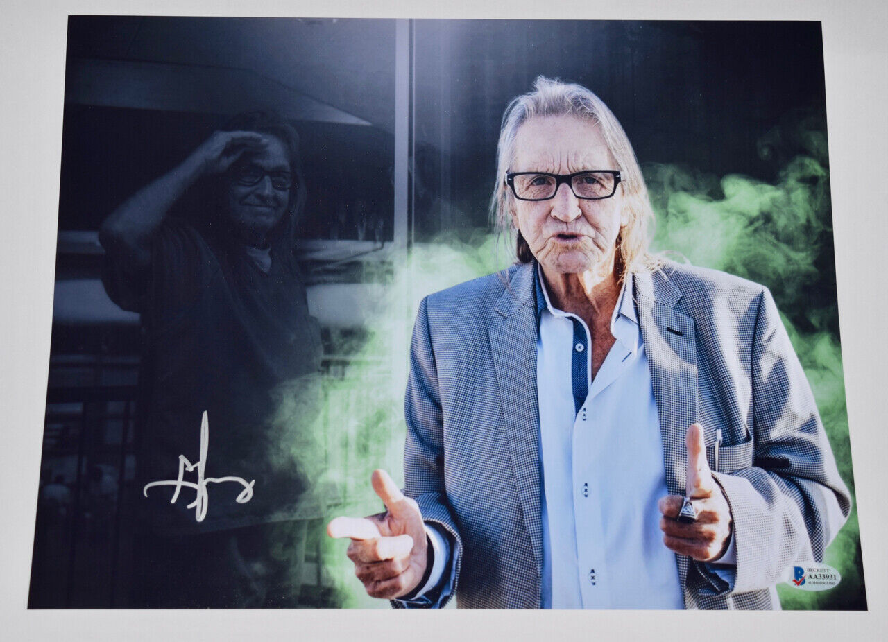 George Jung Signed 11x14 Photo Poster painting Blow Movie Boston Drug Smuggler Beckett COA