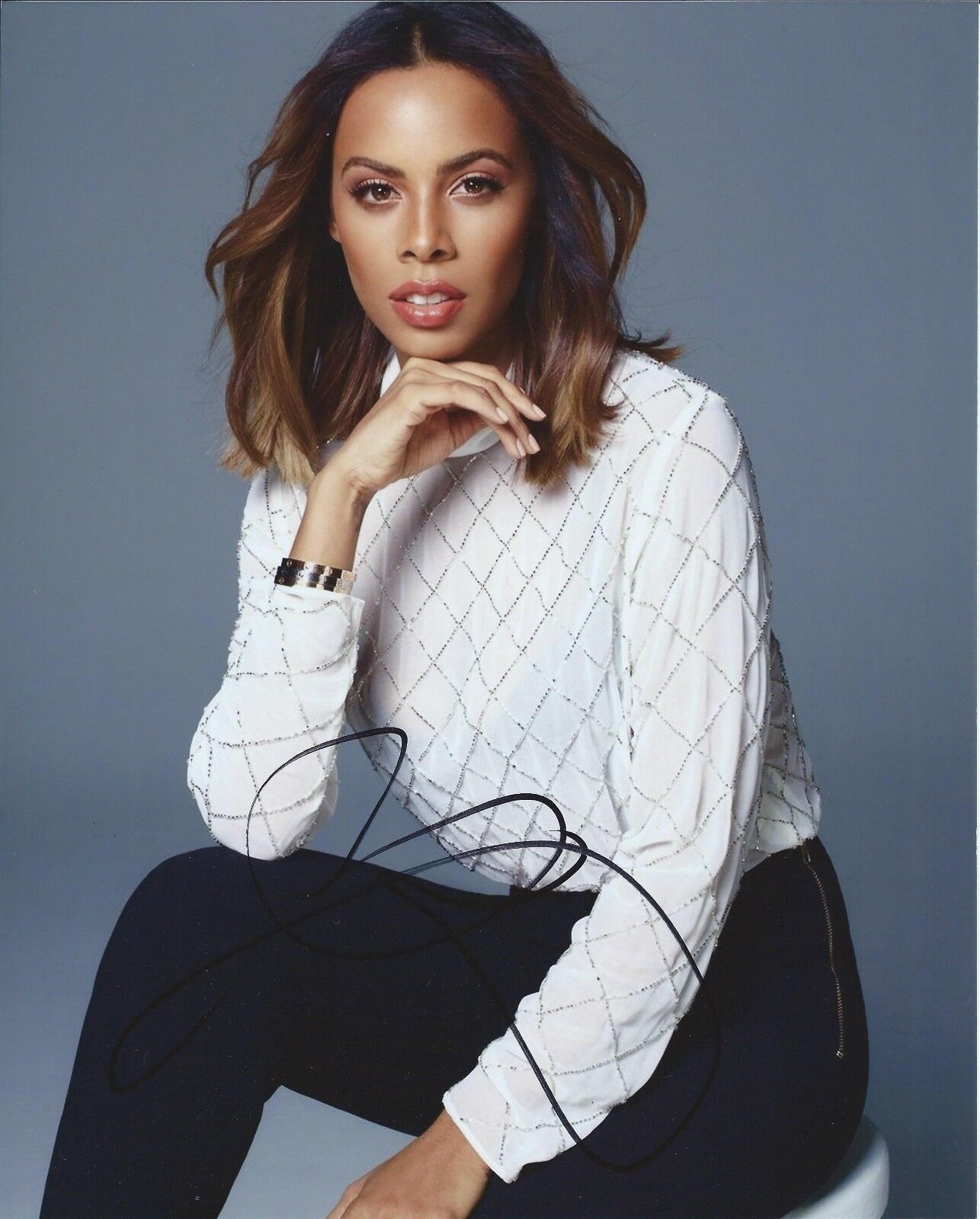 Rochelle Humes autograph - signed Photo Poster painting - The Saturdays - This Morning