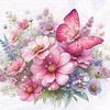 Petit Flower-Partial 11CT Stamped Cross Stitch Bead Embroidery 36*36cm/14.17*14.17in tapestrymarket