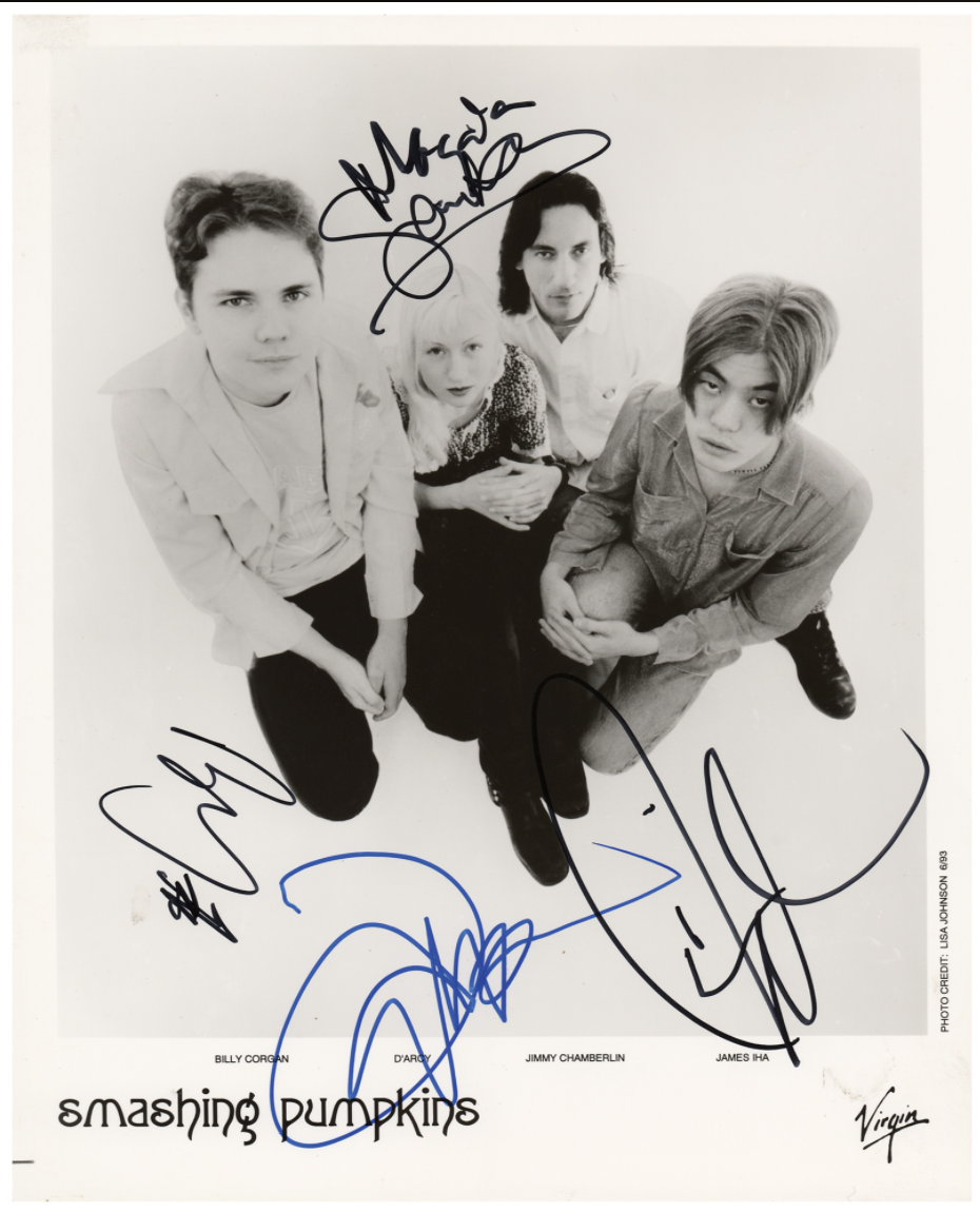 The Smashing Pumpkins signed autographed vintage 8x10 promo Photo Poster painting! AMCo! 15730