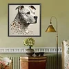 Diamond Painting -DIY Round Drill Stone Art Dog(40x40cm)