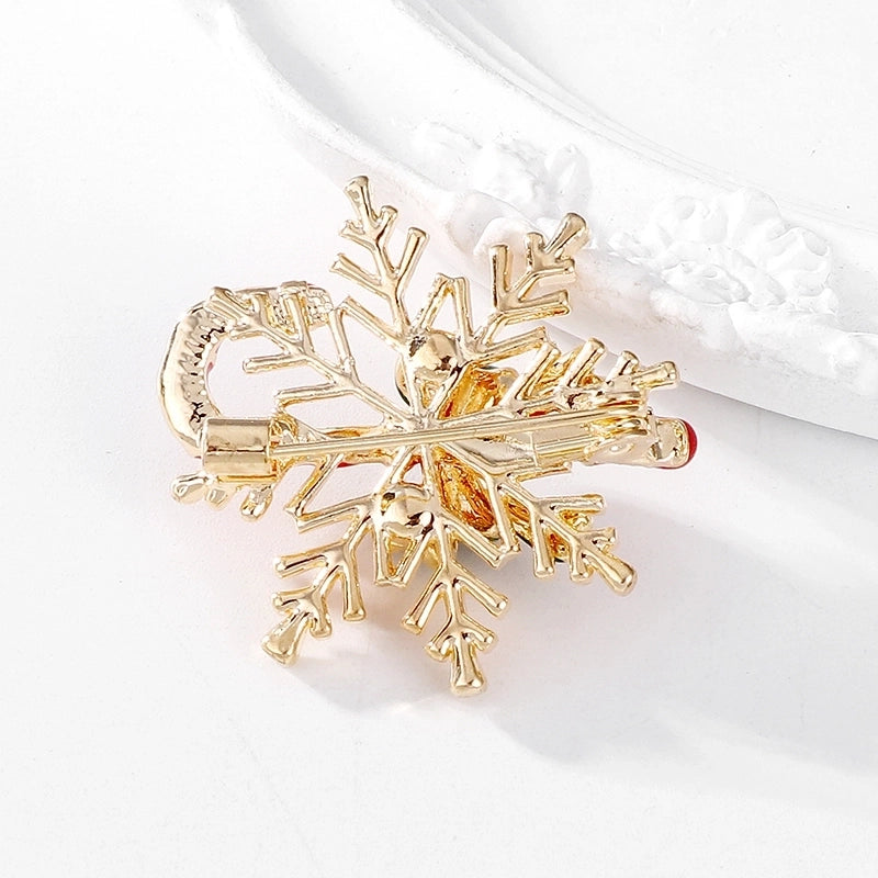Novelty Bow Knot Snowflake Alloy Unisex Brooches