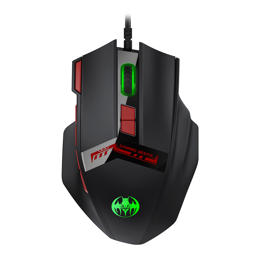 

BLOODBAT GM28B 10 Buttons 3200DPI Optical USB Ergonomic for PC Laptop Mice, 501 Original