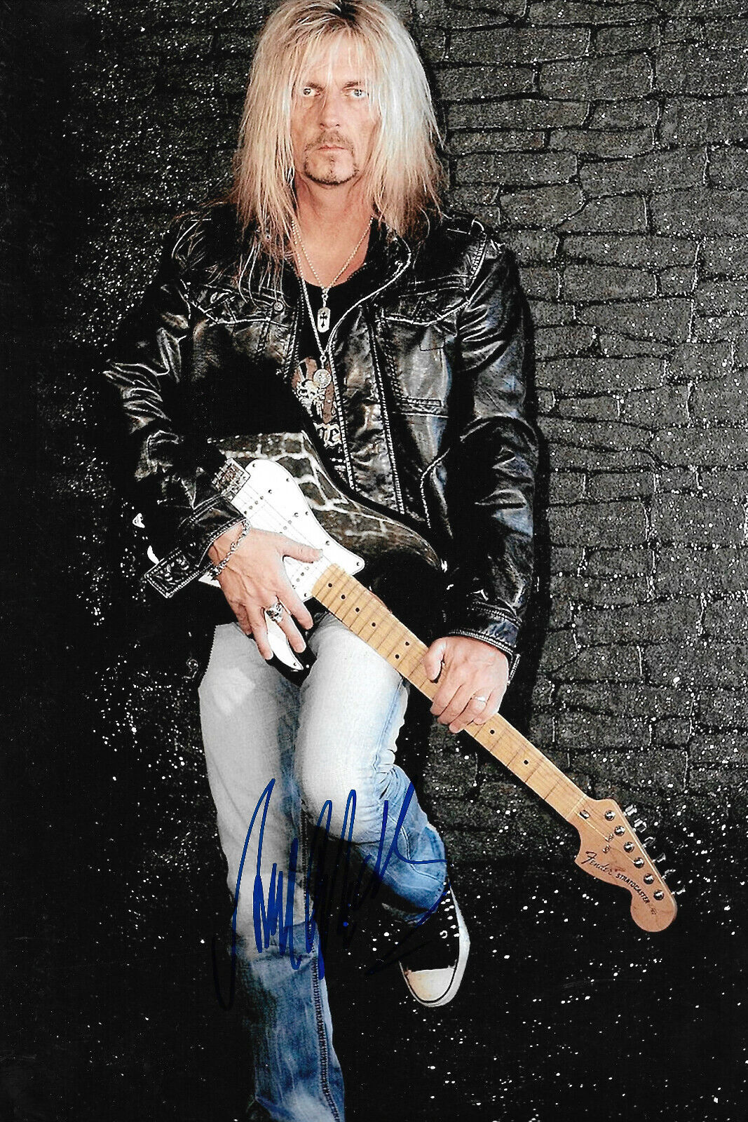 Axel Rudi Pell signed 8x12 inch Photo Poster painting autograph