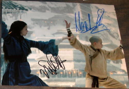 RINGER & PELTZ SIGNED AUTOGRAPH LAST AIRBENDER