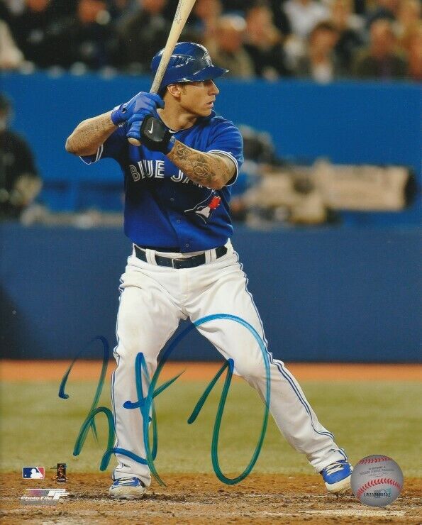 BRETT LAWRIE SIGNED TORONTO BLUE JAYS 8x10 Photo Poster painting #2 Autograph EXACT PROOF!