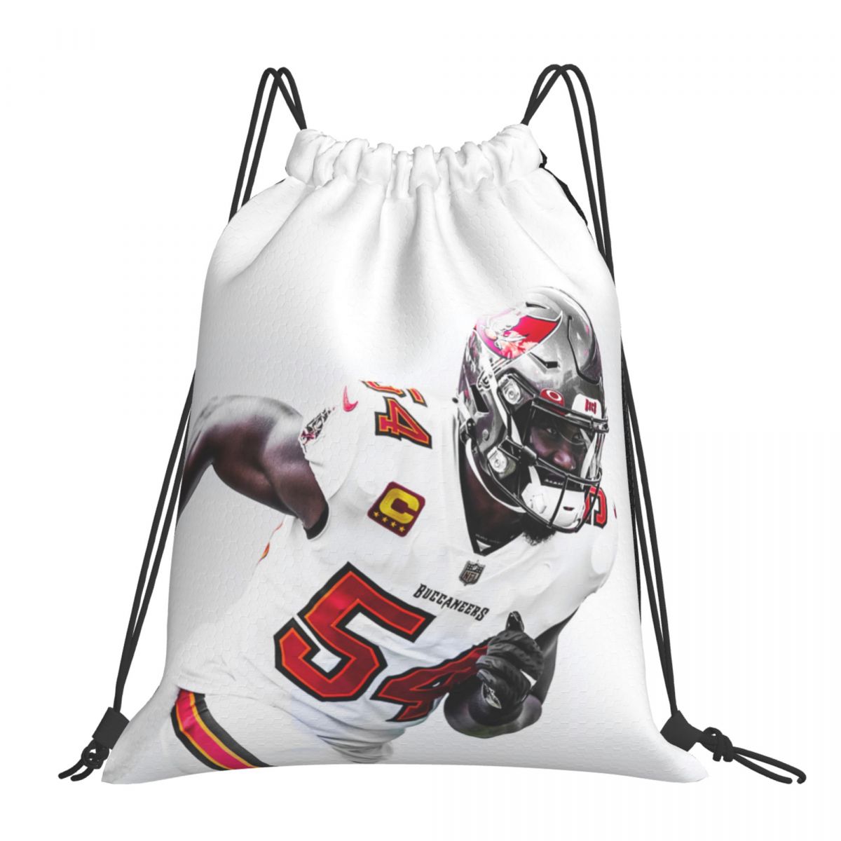 Tampa Bay Buccaneers Lavonte David Drawstring Bags for School Gym