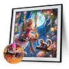 Swinging Girl - Crystal Rhinestone Diamond Painting