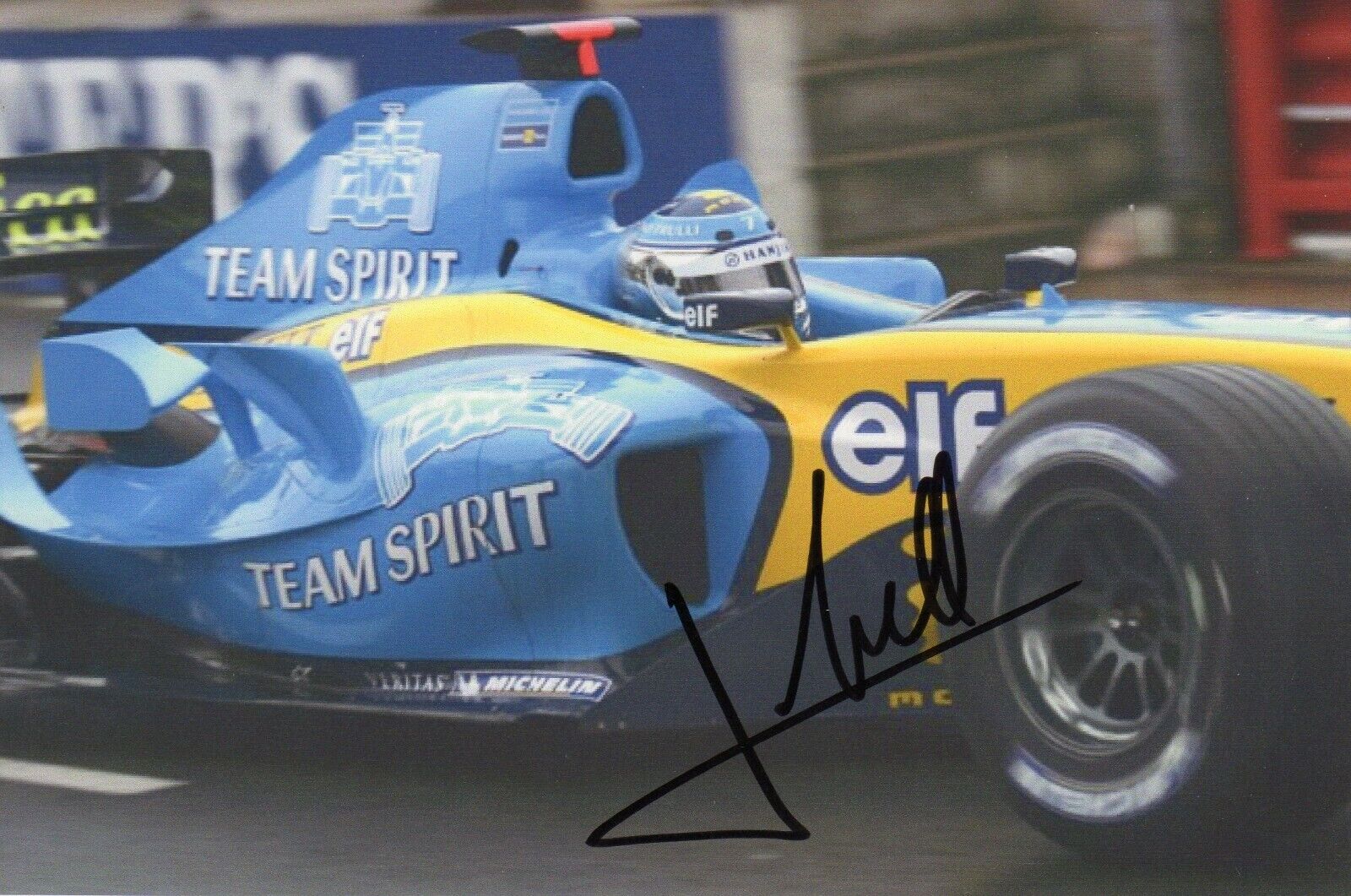 JARNO TRULLI AUTOGRAPH, F1, MOTOR SPORT