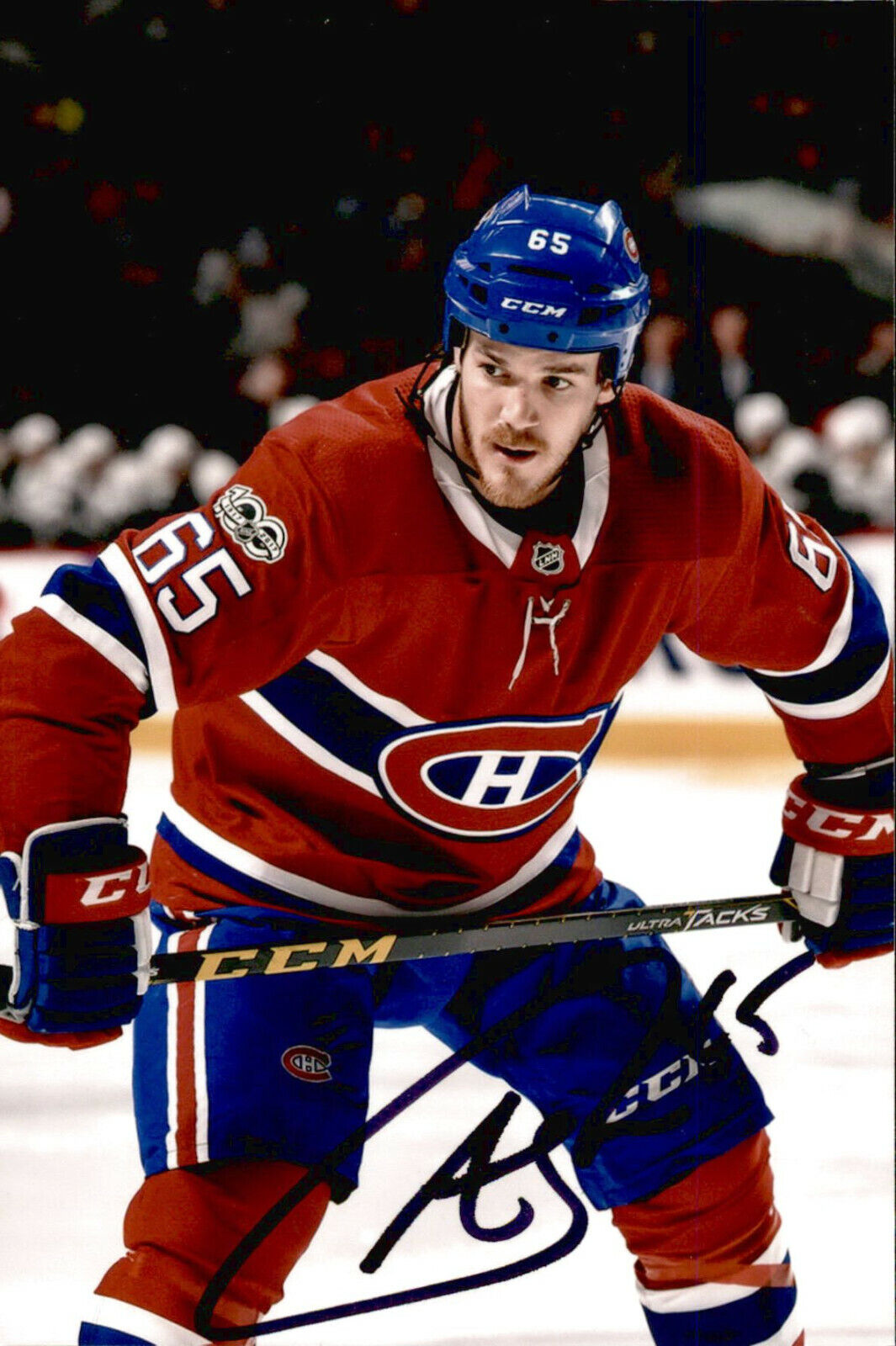 Andrew Shaw SIGNED 4X6 Photo Poster painting MONTREAL CANADIENS #3