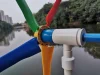 DIY Power Generation Windmill Garden Outdoor Decoration Generator