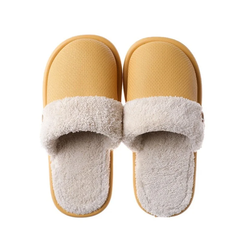 Christmas Gift Plush warm Home flat slippers Lightweight soft comfortable winter slippers Women's cotton shoes Indoor plush slippers