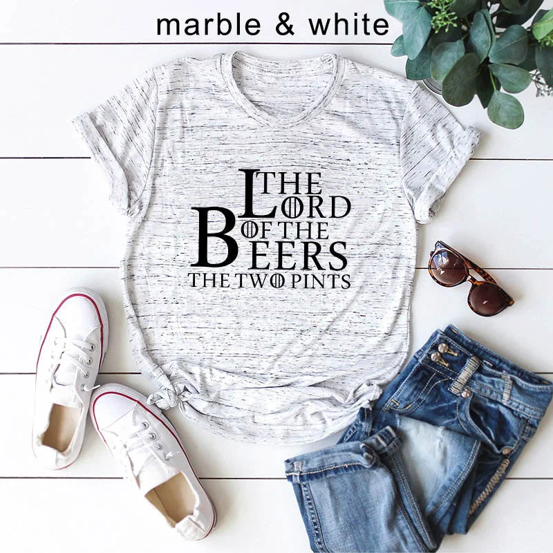 The Lord of The Beers O Neck T-shirt