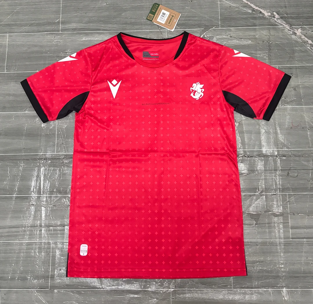 2024 Georgia Away Red Football Shirt Thai Quality